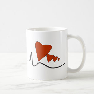 Tasse de battements de coeur