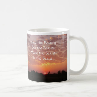 Tasse de beauté de coucher du soleil - customisée