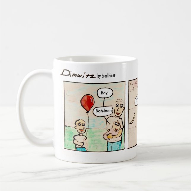 Tasse de bébé précoce | Dimwitz Comics (Gauche)