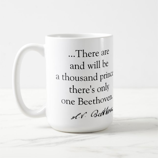 tasse de beethoven (Gauche)