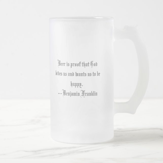Tasse de Ben Franklin (Droit)