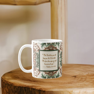 Tasse de bénédiction matinale traditionnelle rusti