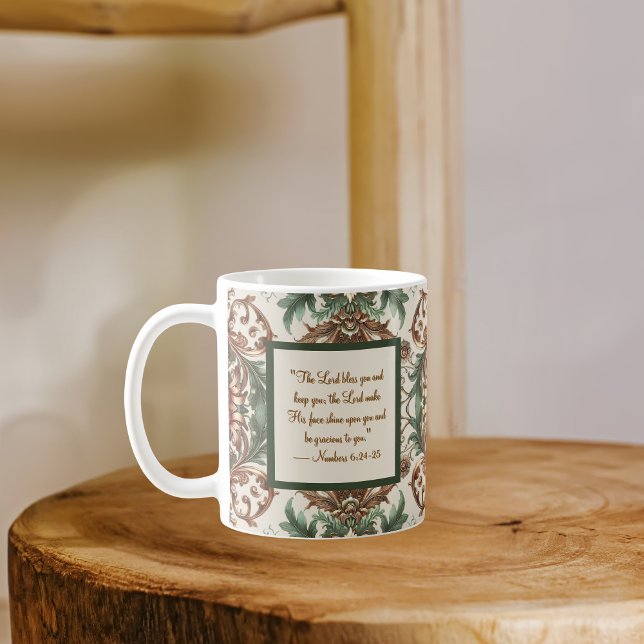 Tasse de bénédiction matinale traditionnelle rusti (Créateur téléchargé)
