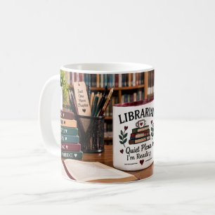 Tasse de bibliothécaire calme s'il vous plaît lect