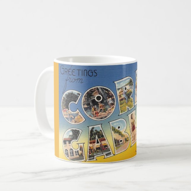 Tasse de bienvenue à Coral Gables Floride (Devant gauche)