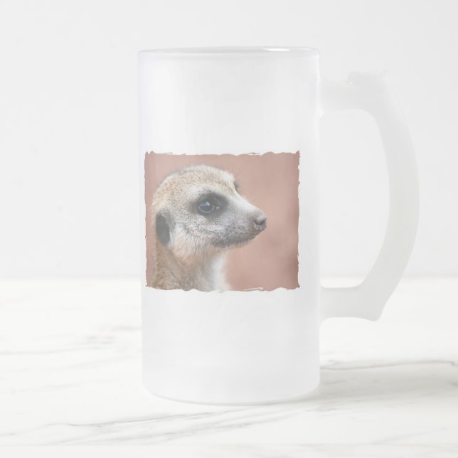 Tasse de bière curieuse de Meerkat (Droit)