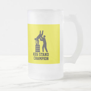 Tasse de bière de champion de support de barillet
