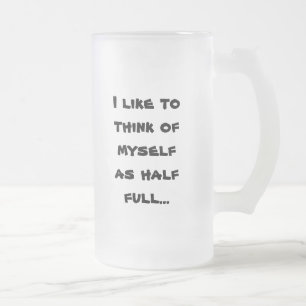 Tasse de bière de citation - tasse de bière givr