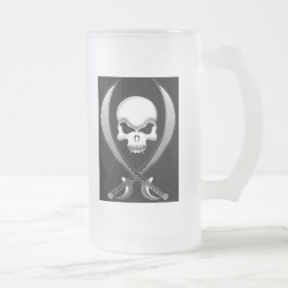 Tasse de bière de crâne de pirate