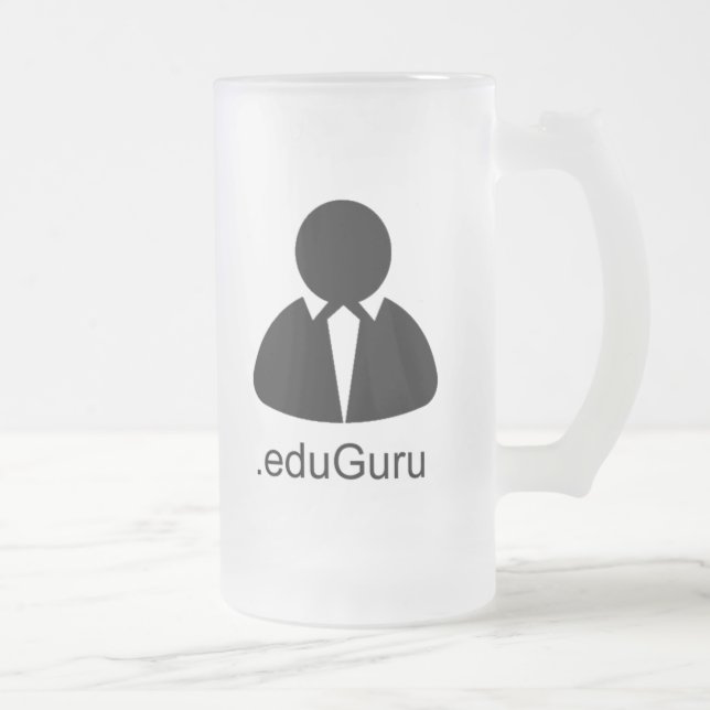 tasse de bière de .eduGuru 16 onces (Droit)