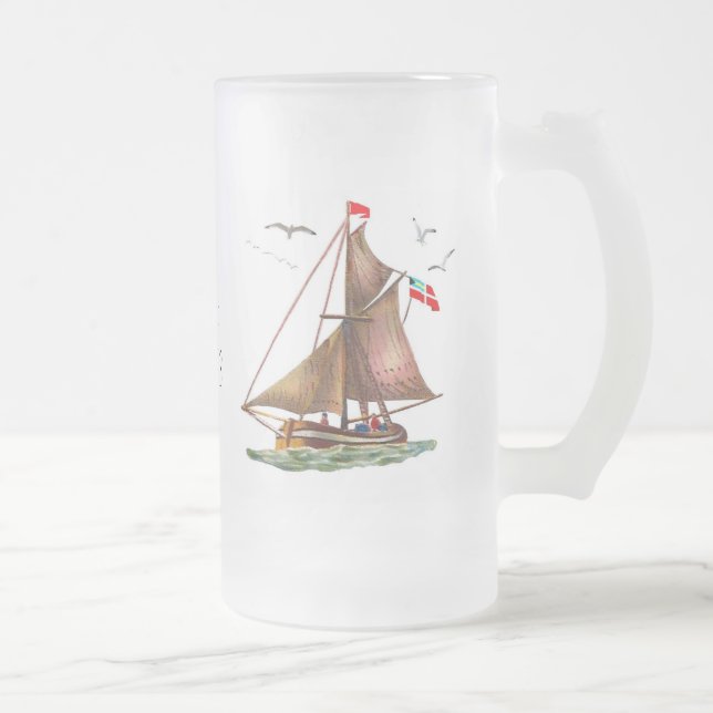 Tasse de bière de John B de sloop (Droit)