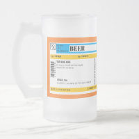 Tasse de bière de prescription