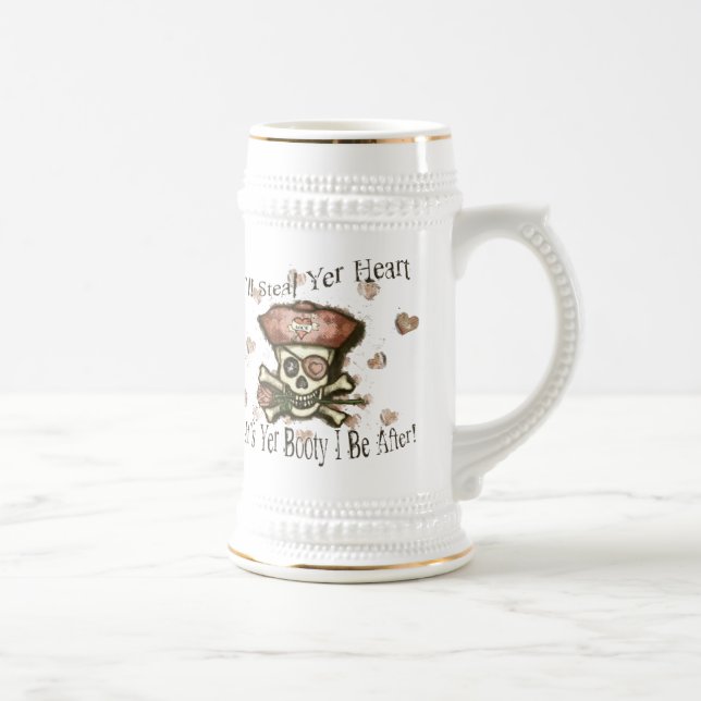 Tasse de bière de sépia de pirate de (Droite)