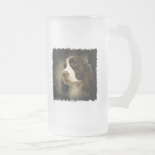 Tasse de bière de springer spaniel