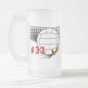 Tasse de bière de volleyball