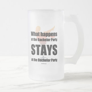 Tasse de bière d'enterrement de vie de jeune