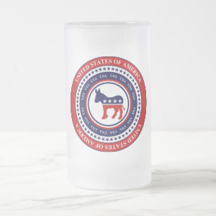 Tasse de bière des Etats-Unis Démocrate