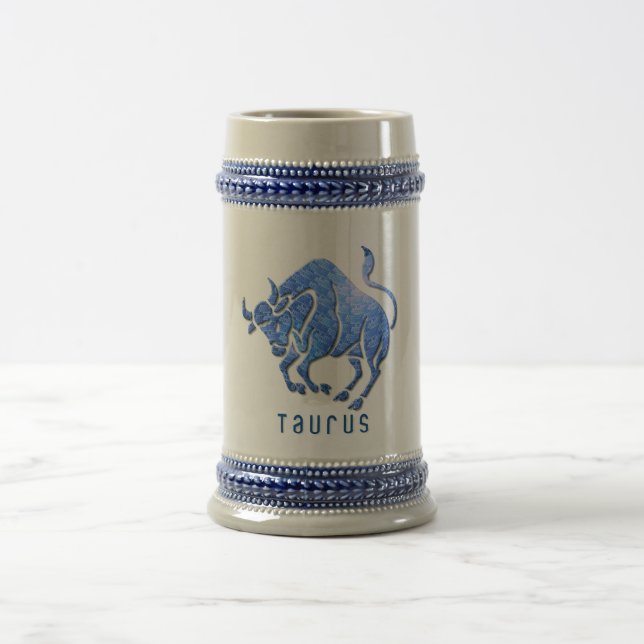 Tasse de bière d'horoscope de Taureau (Centre)