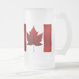 Tasse de bière du Canada Verre souvenir du drapeau