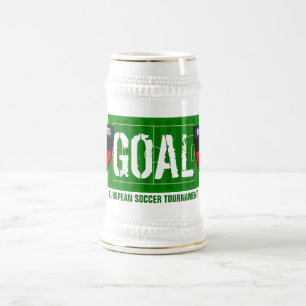 Tasse de bière européenne du football du