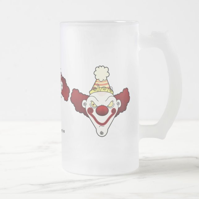 Tasse de bière givré Triple Clown (Droit)