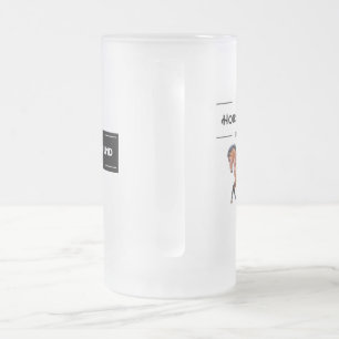 Tasse de bière givrée