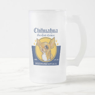Tasse de bière givrée - chiwawa borgne Cerveza