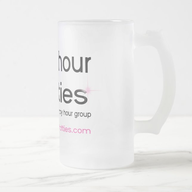 Tasse de bière givrée de Hotties d'heure heureuse (Droit)