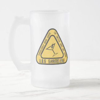Tasse de bière givrée sans scrupule d'U.B.S