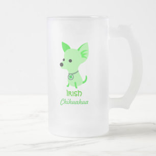 Tasse de bière irlandaise de chiwawa