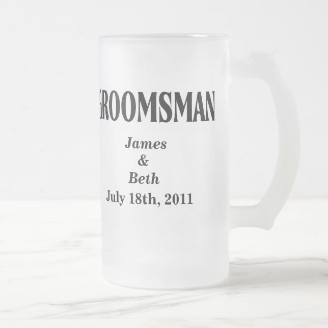 Tasse de bière l'épousant faite sur commande de (Droit)