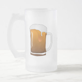 Tasse de bière personnalisable givrée