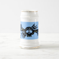 Tasse de bière tribale fraîche de l'industrie