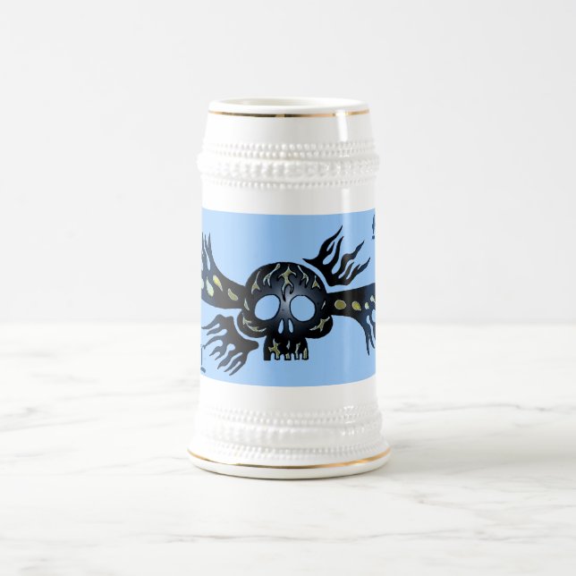Tasse de bière tribale fraîche de l'industrie (Centre)