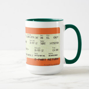 Tasse de billet de train