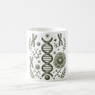 Tasse de biologie vintage Cadeau ADN & Science