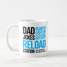 Tasse de blague de papa avec code QR – Une nouvell