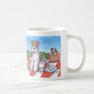 Tasse de blanc de l'été 11oz de Fox de fil
