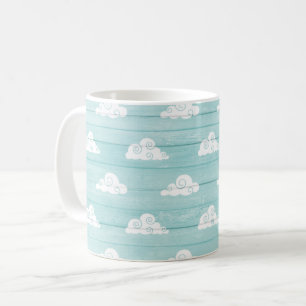 Tasse de bleu de ciel de nuage