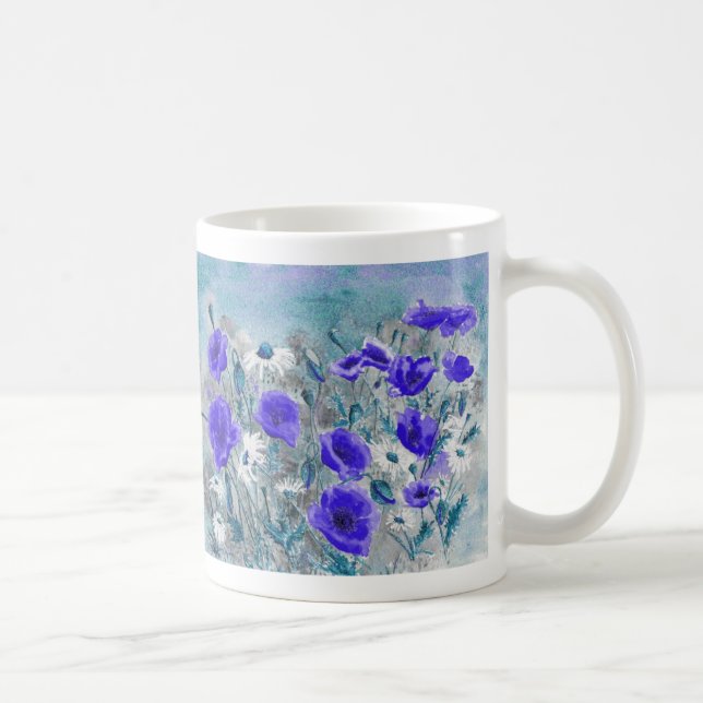 Tasse "de bleu de pavot" (Droite)