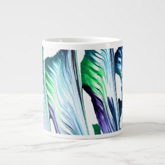 Tasse de boisson abstraite violette Green Pain Rem