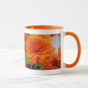 Tasse de boisson Mums Orange d'Automne