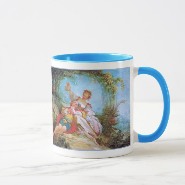 Tasse de boisson pour amoureux heureux (Droite)
