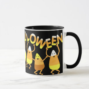 Tasse de bonbons au maïs à Halloween