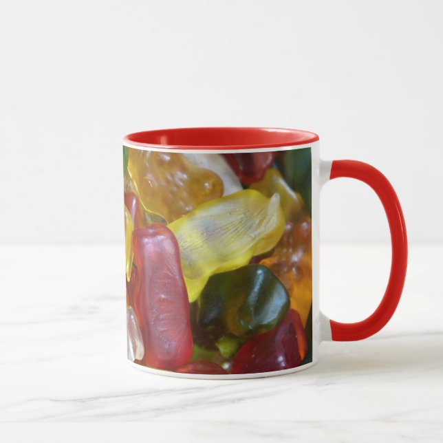 Tasse de bonbons gélifiés colorés (Droite)