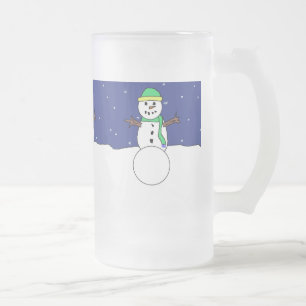 Tasse de bonhomme de neige