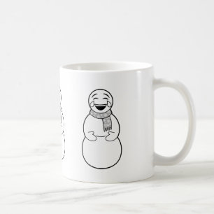 Tasse de bonhommes de neige d'Emoji