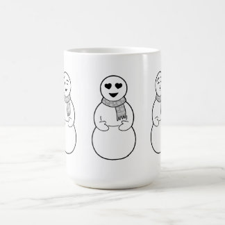 Tasse de bonhommes de neige d'Emoji