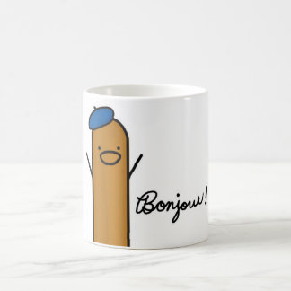 tasse de bonjour de hot dog