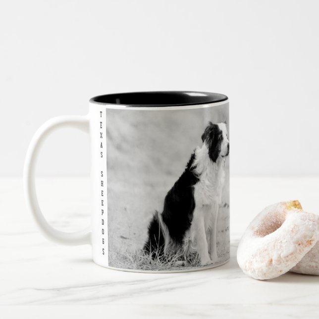 Tasse de border collie (Avec donut)